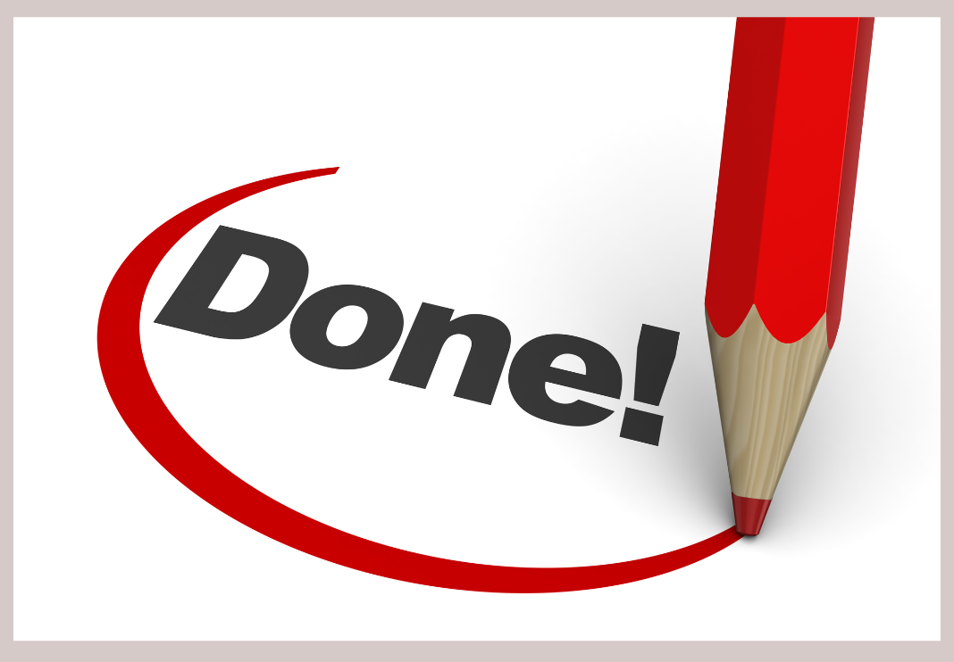 今天只要完成一件「完成就算贏」的事